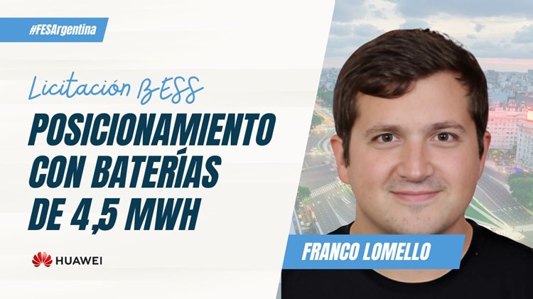 junio 27, 2025Huawei se posiciona para la licitación BESS de Argentina con baterías de 4,5 MWh