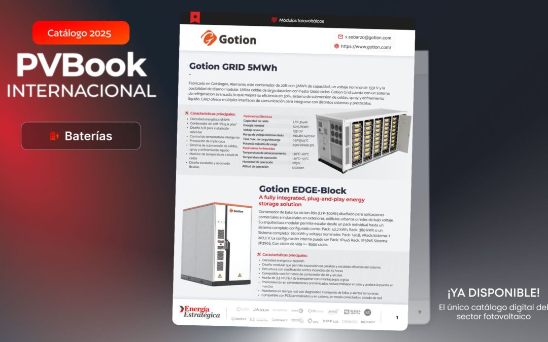 noviembre 14, 2025Gotion escala su tecnología BESS: soluciones modulares de 5 a 20 MWh ya disponibles para LATAM