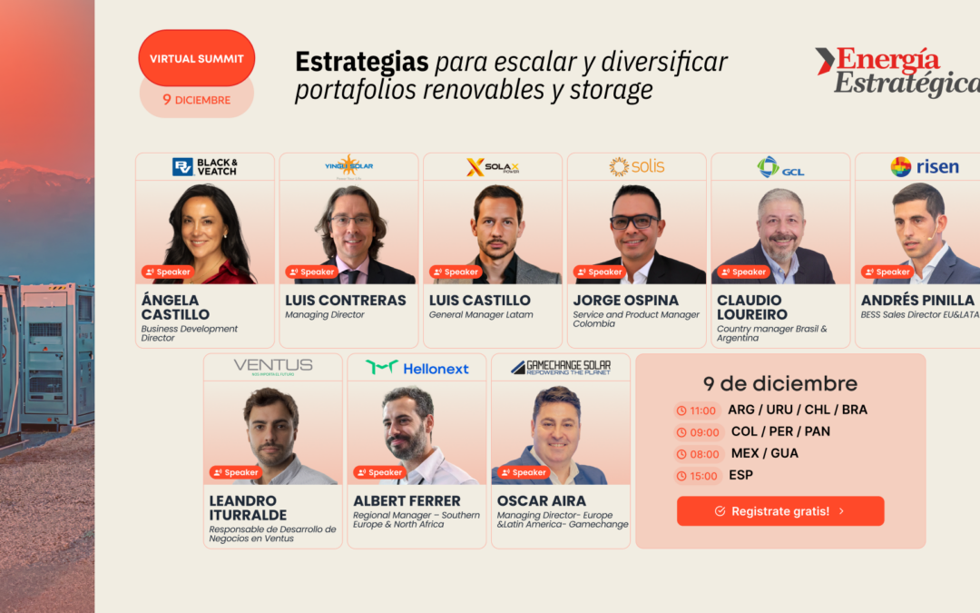 diciembre 5, 2025EPCistas, fabricantes, desarrolladores y generadoras revelan estrategias clave para escalar renovables y storage en Iberoamérica