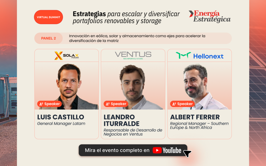 diciembre 16, 2025Empresas líderes anticipan: «El almacenamiento será el puente entre renovables, red y movilidad»